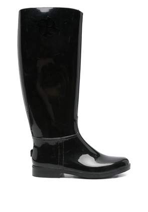 Dorothee Schumacher gloss-finish knee-high boots - Black
