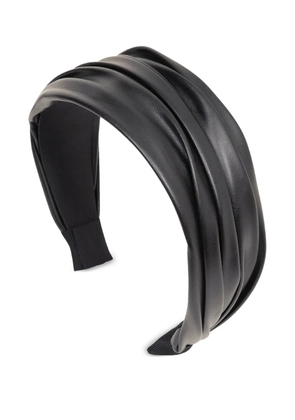 Jennifer Behr Natasha pleated headband - Black