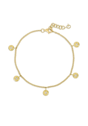 Octavia Elizabeth 18K yellow gold Nesting Gem diamond bracelet