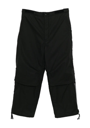 Comme des Garçons Homme zip-hem trousers - Black