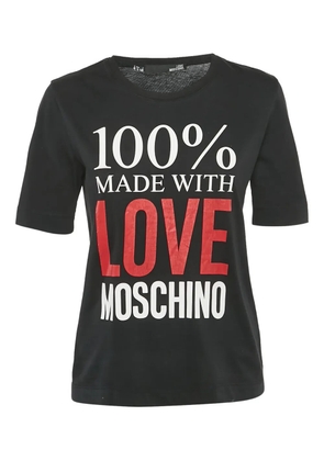 Love Moschino printed T-shirt - Black