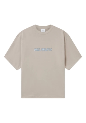 Axel Arigato logo-print T-shirt - Neutrals