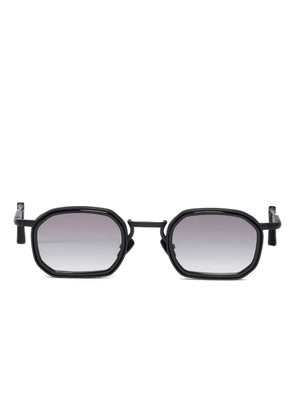 John Dalia geometric frame sunglasses - Black