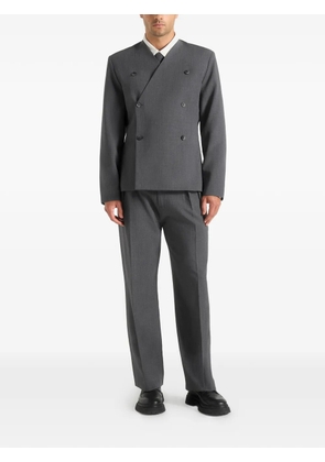 Manière De Voir Timéo double-breasted blazer - Grey