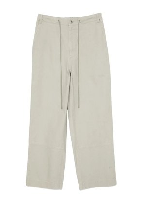 Low Classic washed cotton pants - Green