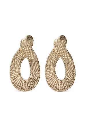 Carolina Herrera geometric dangle earrings - Gold