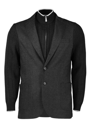 Eleventy Bimetric Bib blazer - Grey