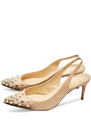 Christian Louboutin Pre-Owned Drama Spikes pumps - Neutrals