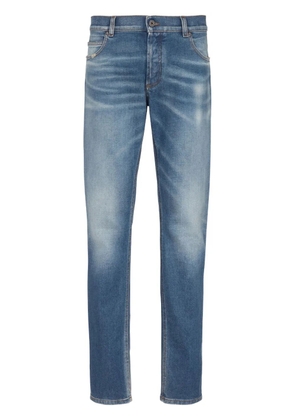 Balmain mid-rise slim-fit jeans - Blue