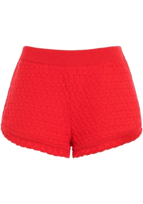 Barrie cashmere tweed shorts - Red