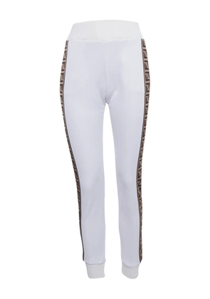 Fendi Pre-Owned side-stripe track pants - White