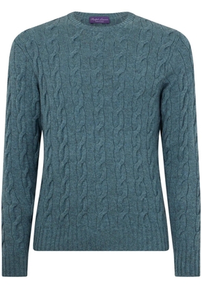 Ralph Lauren Purple Label cable-knit jumper - Blue
