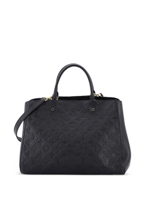 Louis Vuitton Pre-Owned Montaigne Handbag Monogram Empreinte Leather GM tote bag - Black