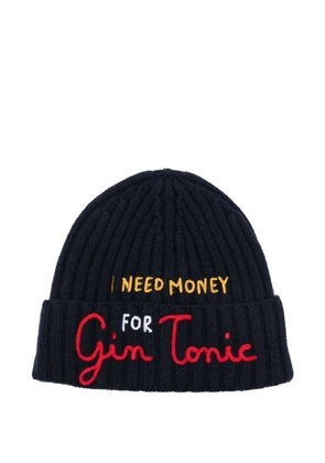 MC2 Saint Barth Wmbroidered WWengen hat - Blue