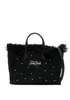 MC2 Saint Barth wool-braid tote bag - Black