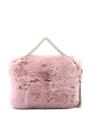 Jimmy Choo Pre-Owned 2010s Callie chain faux-fur handbag - Pink