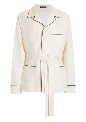 Dolce & Gabbana pyjama shirt - Neutrals