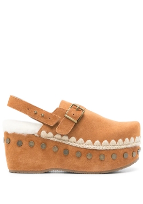 Mou 67mm Clog pumps - Brown