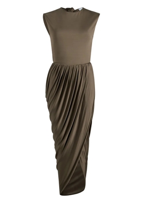 Patou open-back midi dress - Green