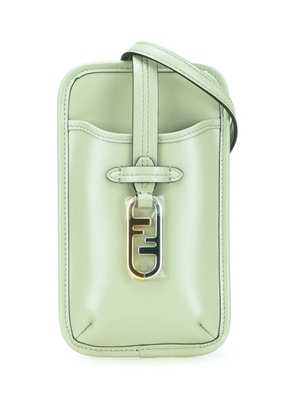 Fendi Pre-Owned 2010-2025 Leather O Lock Phone Pouch crossbody bag - Green
