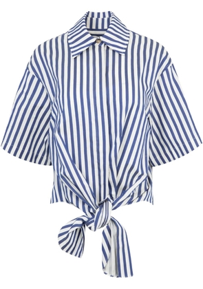 Rosie Assoulin Tie Me Up shirt - Blue