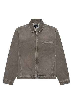 Represent collared denim jacket - Grey
