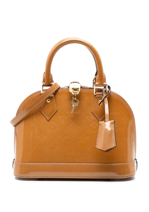 Louis Vuitton Pre-Owned 2013 Monogram Vernis Alma BB satchel - Brown