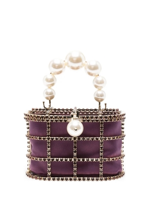 Rosantica mini Holli crystal-embellished bucket bag - Purple
