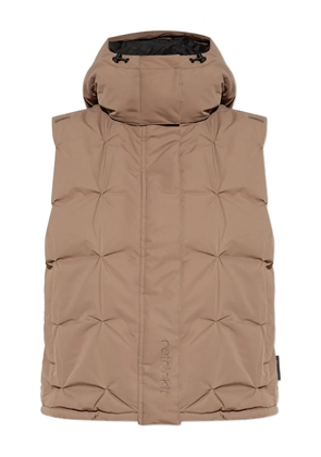 RETHINKIT STUDIOS hooded gilet - Brown