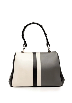 Prada Pre-Owned 2000-2025 Leather Baiadera Frame Bag handbag - Grey