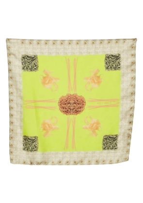 Etro Pre-Owned print pocket square - Green