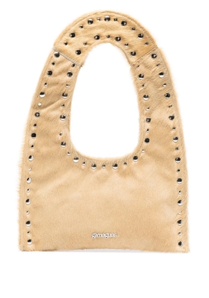 Gimaguas Franca studded tote bag - Neutrals