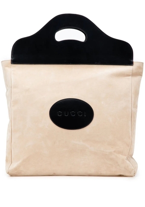 Gucci Pre-Owned 2000-2015 Suede tote bag - Brown