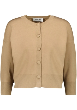 Yves Salomon cropped cardigan - Neutrals