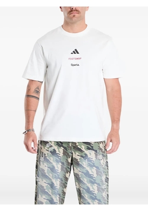 adidas x Footshop x Sparta logo-detailed T-Shirt - White