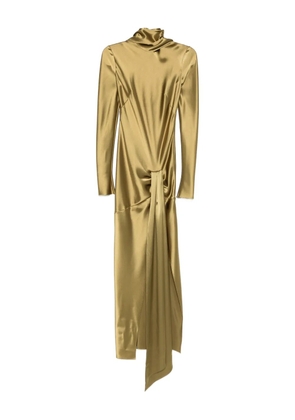 Galvan London Emilie tie midi dress - Green