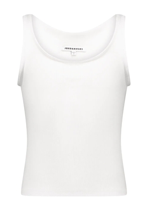 JORDANLUCA Blur tank top - White
