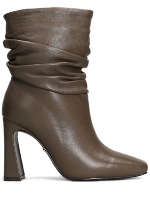 Gold & Rouge 90mm Jelly ruched boots - Brown