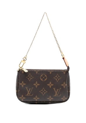 Louis Vuitton Pre-Owned 2020 Monogram Mini Pochette Accessoires handbag - Brown