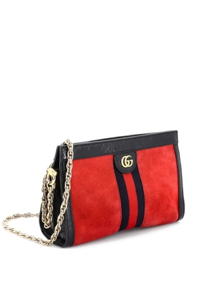 Gucci Pre-Owned Ophidia Chain Suede Small shoulder bag - Red