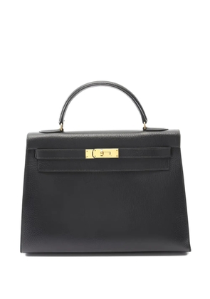 Hermès Pre-Owned 1991 Kelly 32 gold hardware handbag - Black