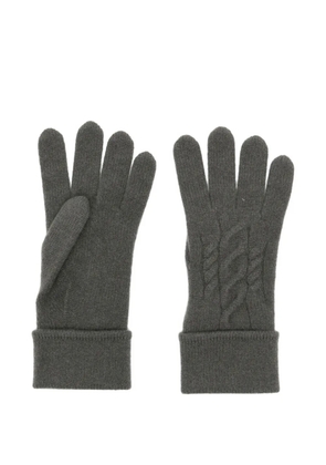 N.Peal Cable gloves - Green