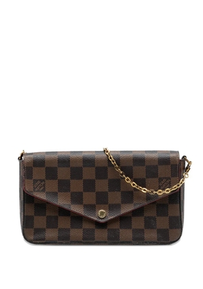 Louis Vuitton Pre-Owned 2018 Damier Ebene Pochette Felicie crossbody bag - Brown