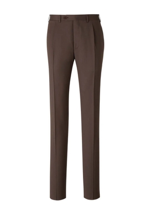 Canali wide-leg trousers - Brown