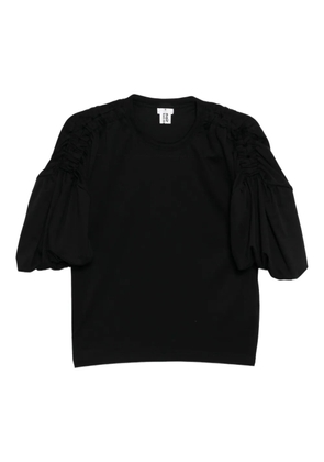 Noir Kei Ninomiya cotton T-shirt - Black