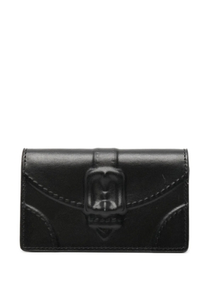 Maison MIHARA YASUHIRO embossed-buckle wallet - Black