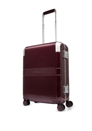 Lancel Empreinte ribbed hard suitcase - Red