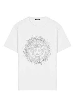 Versace embellished Medusa T-shirt - White