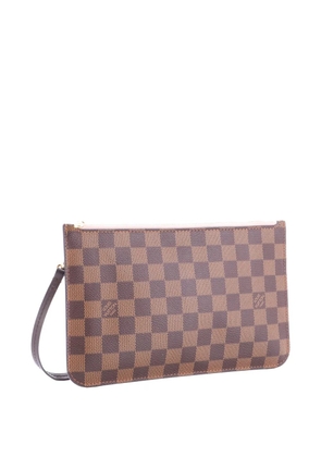 Louis Vuitton Pre-Owned Neverfull Pochette Damier Large pouch - Brown