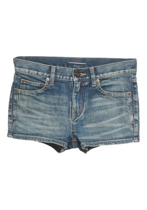 Saint Laurent Pre-Owned denim shorts - Blue